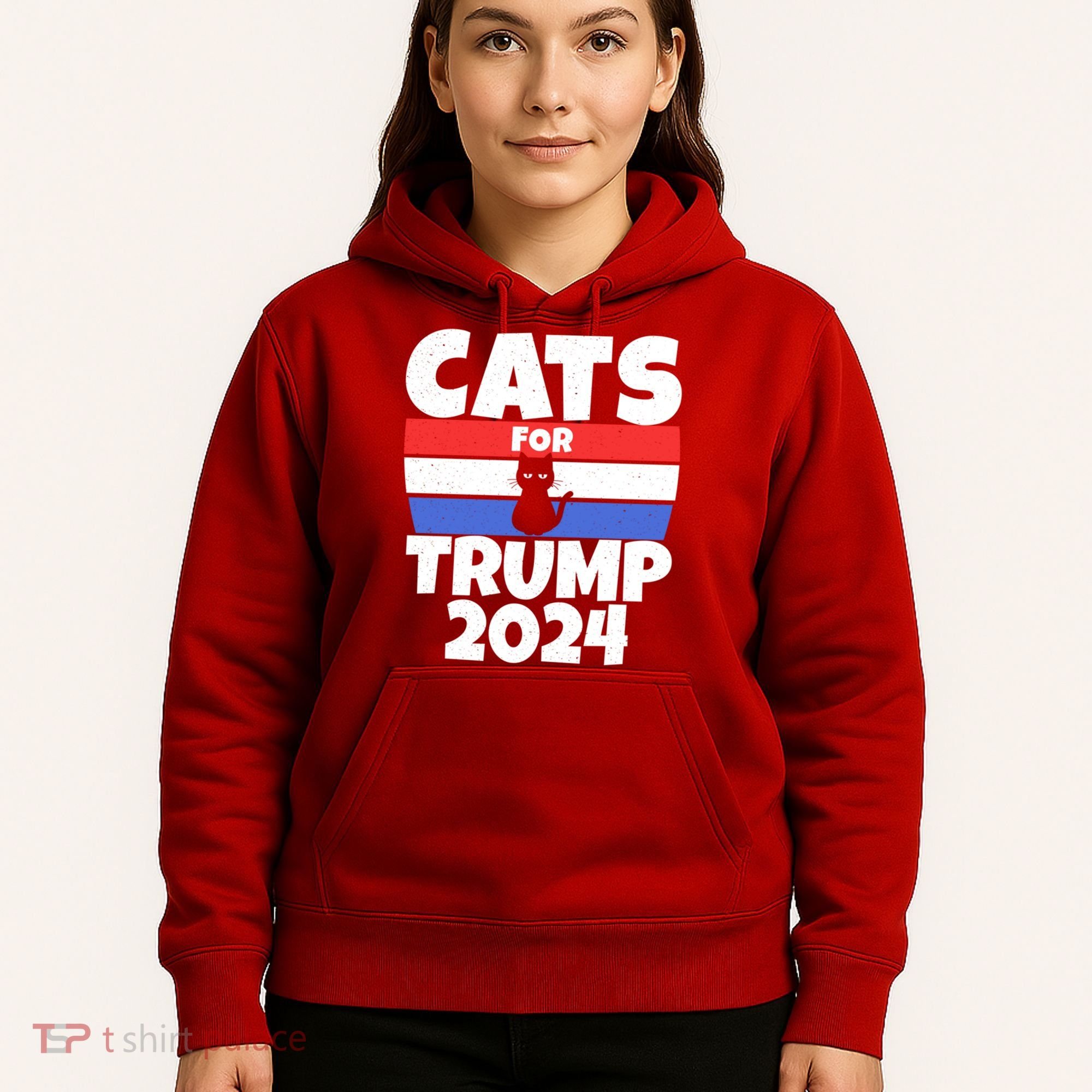 Cats For Trump 2024 Hoodie