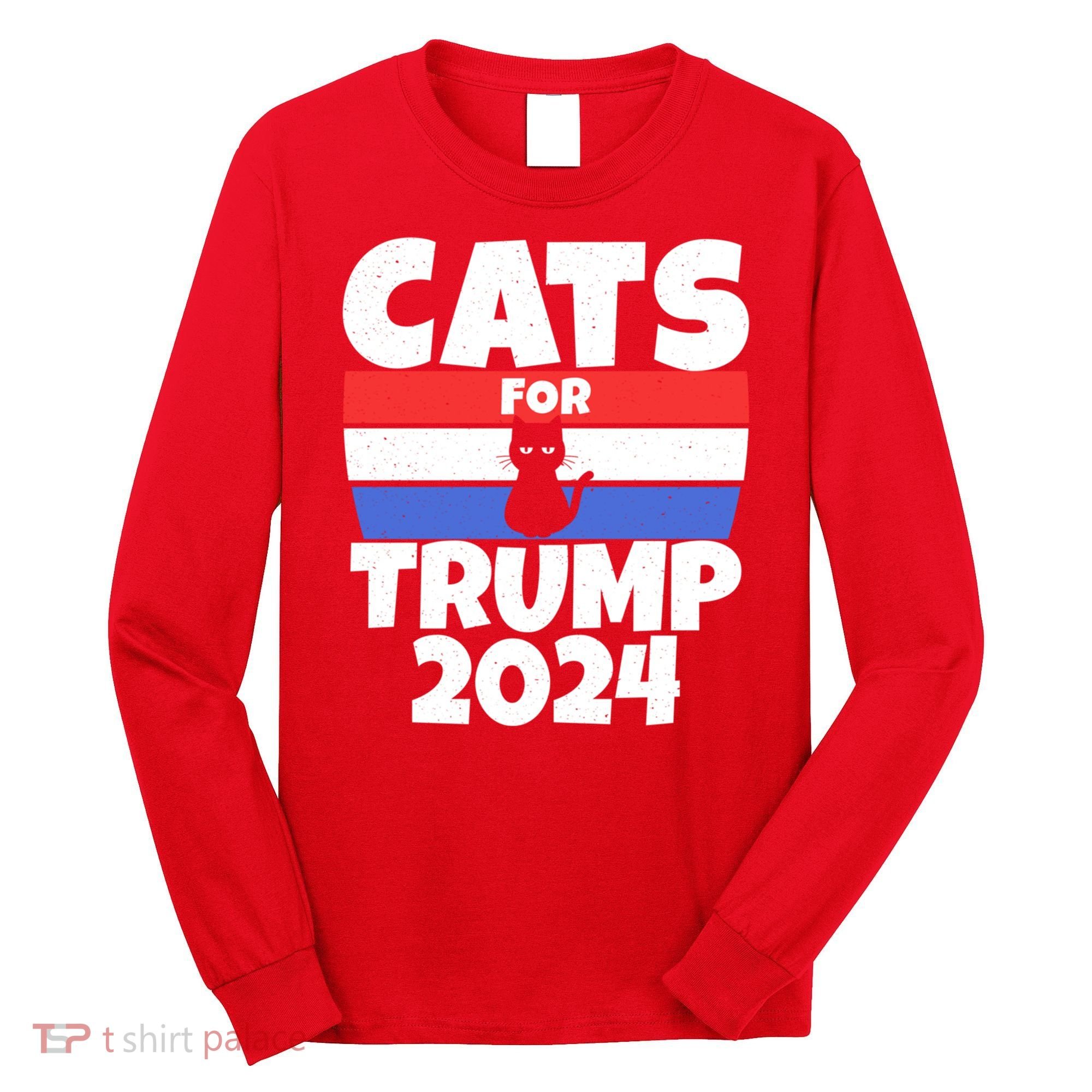 Cats For Trump 2024 Long Sleeve Shirt