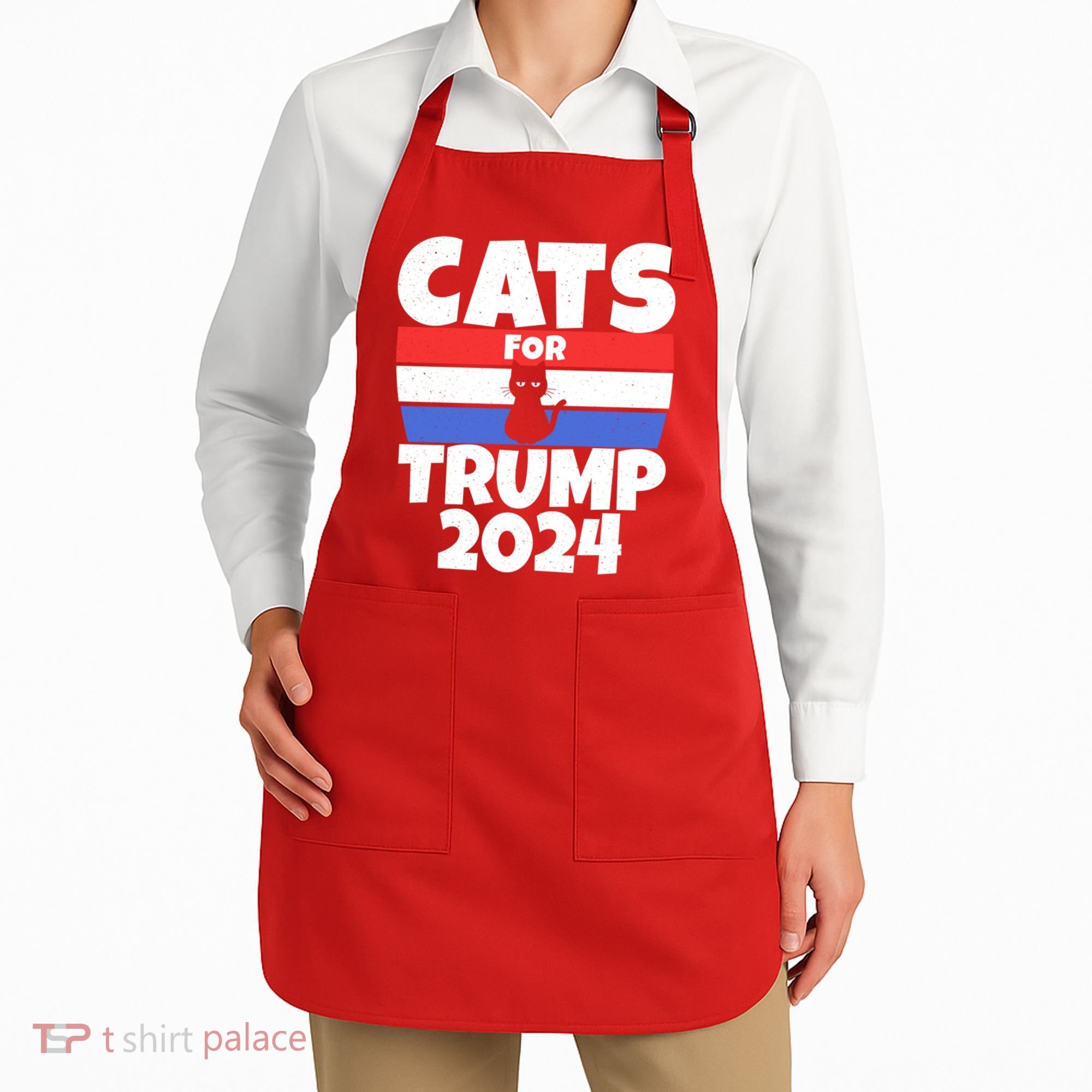 Cats For Trump 2024 Apron