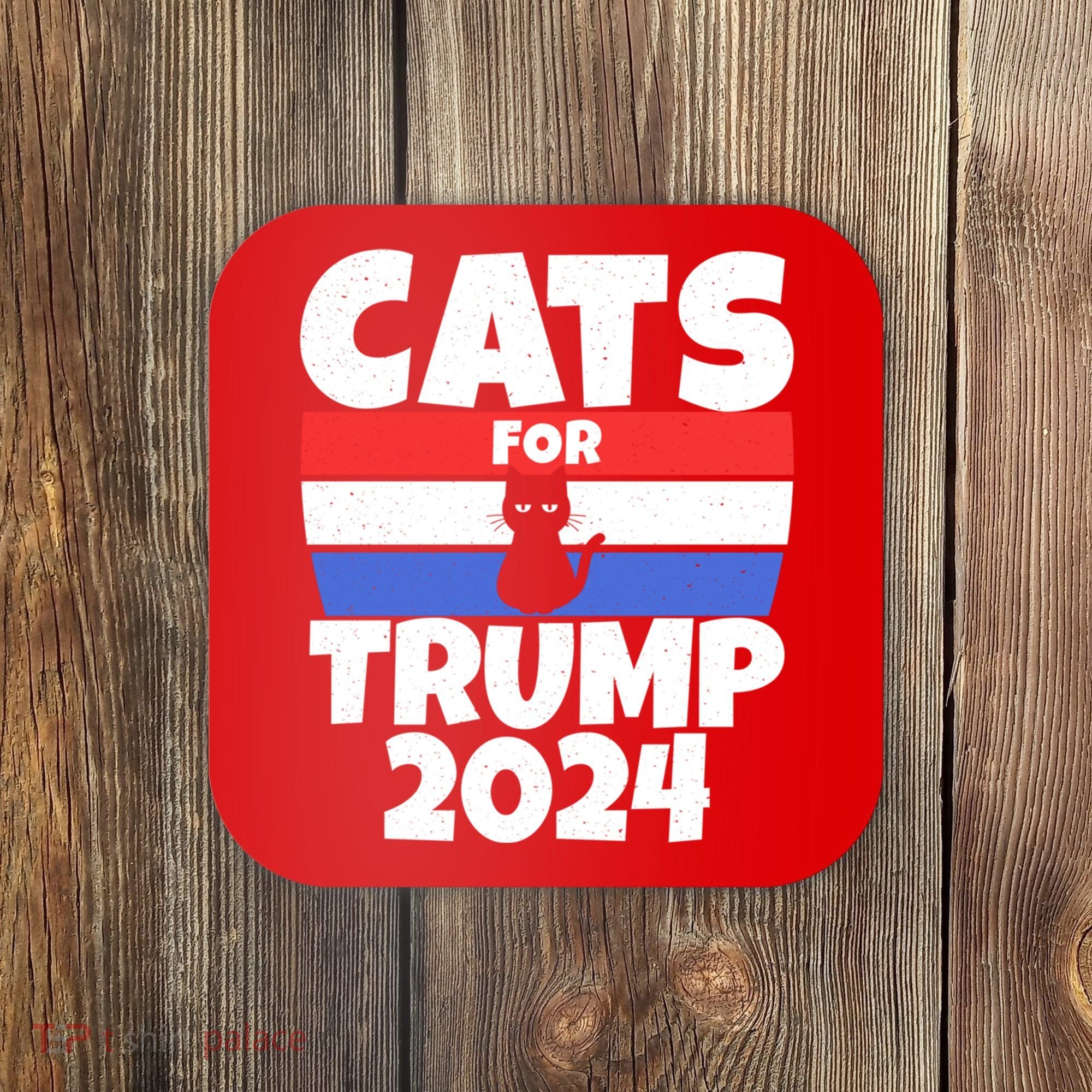 Cats For Trump 2024 Coaster