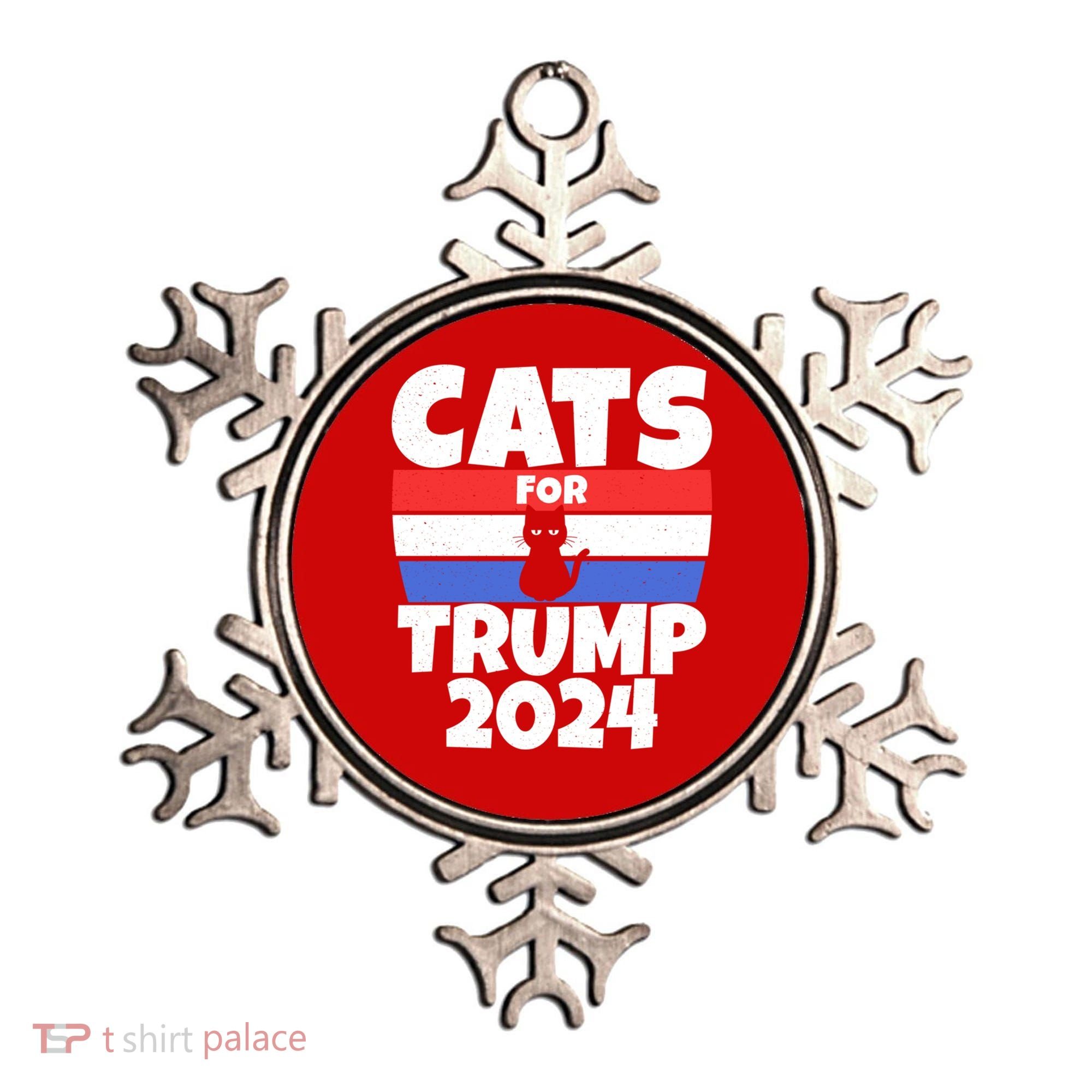 Cats For Trump 2024 Ornament