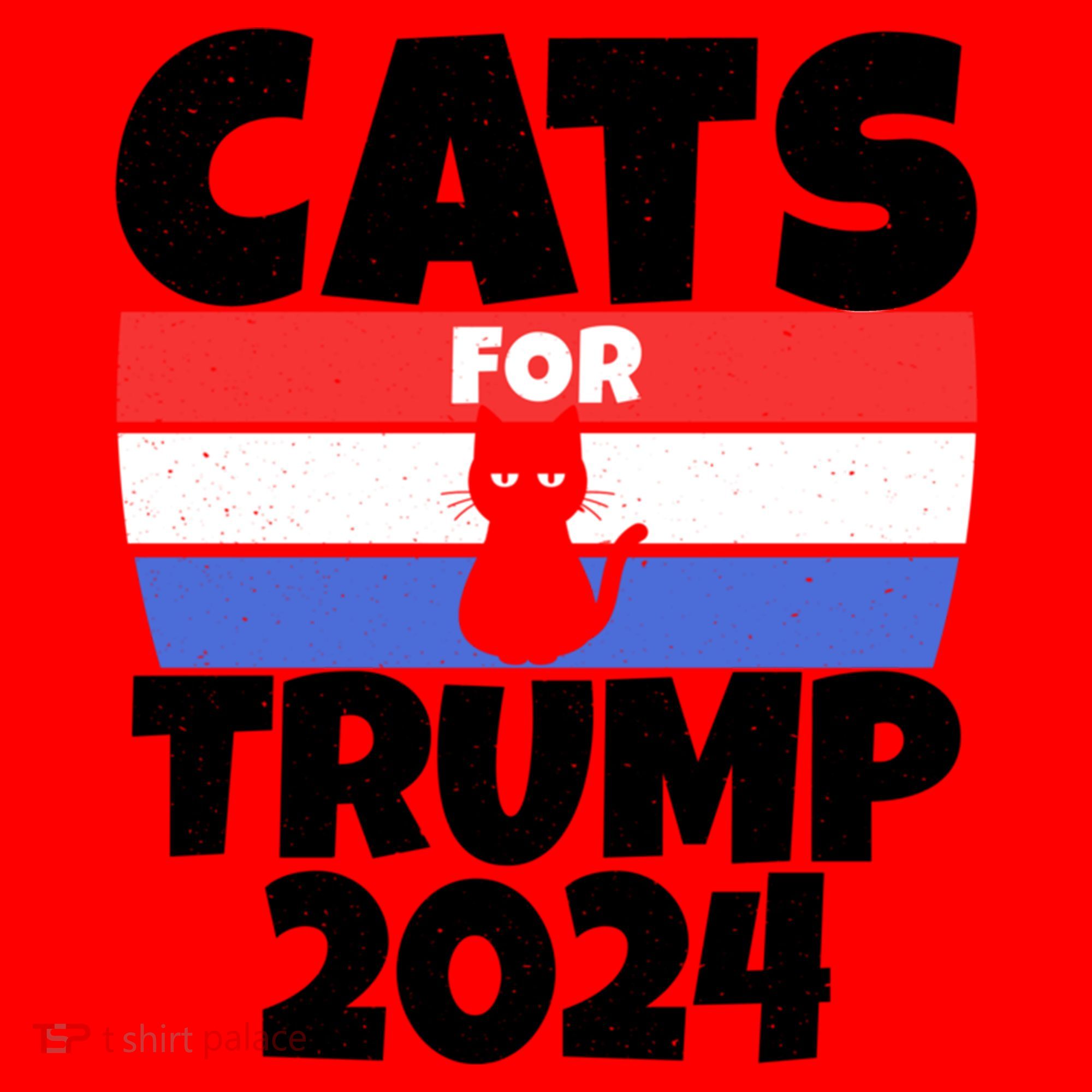 Cats For Trump 2024 Santa Hat