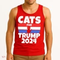 Cats For Trump 2024 Tank Top thumb 3
