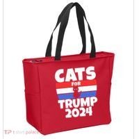 Cats For Trump 2024 Tote Bag thumb 2