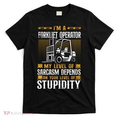Certified Forklift Truck Operator Vintage I'm A Forklift T-Shirt