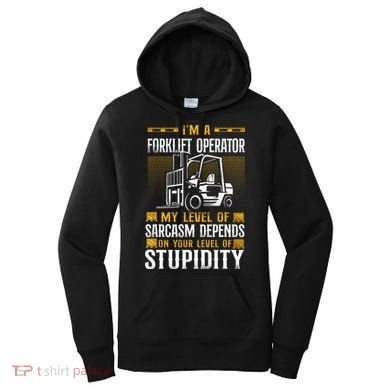 Certified Forklift Truck Operator Vintage I'm A Forklift Women's Hoodie