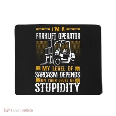 Certified Forklift Truck Operator Vintage I'm A Forklift Mousepad