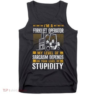Certified Forklift Truck Operator Vintage I'm A Forklift Tank Top