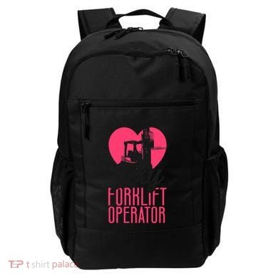 Certified Forklift Truck Operator Girlfriend My Heart Backpack