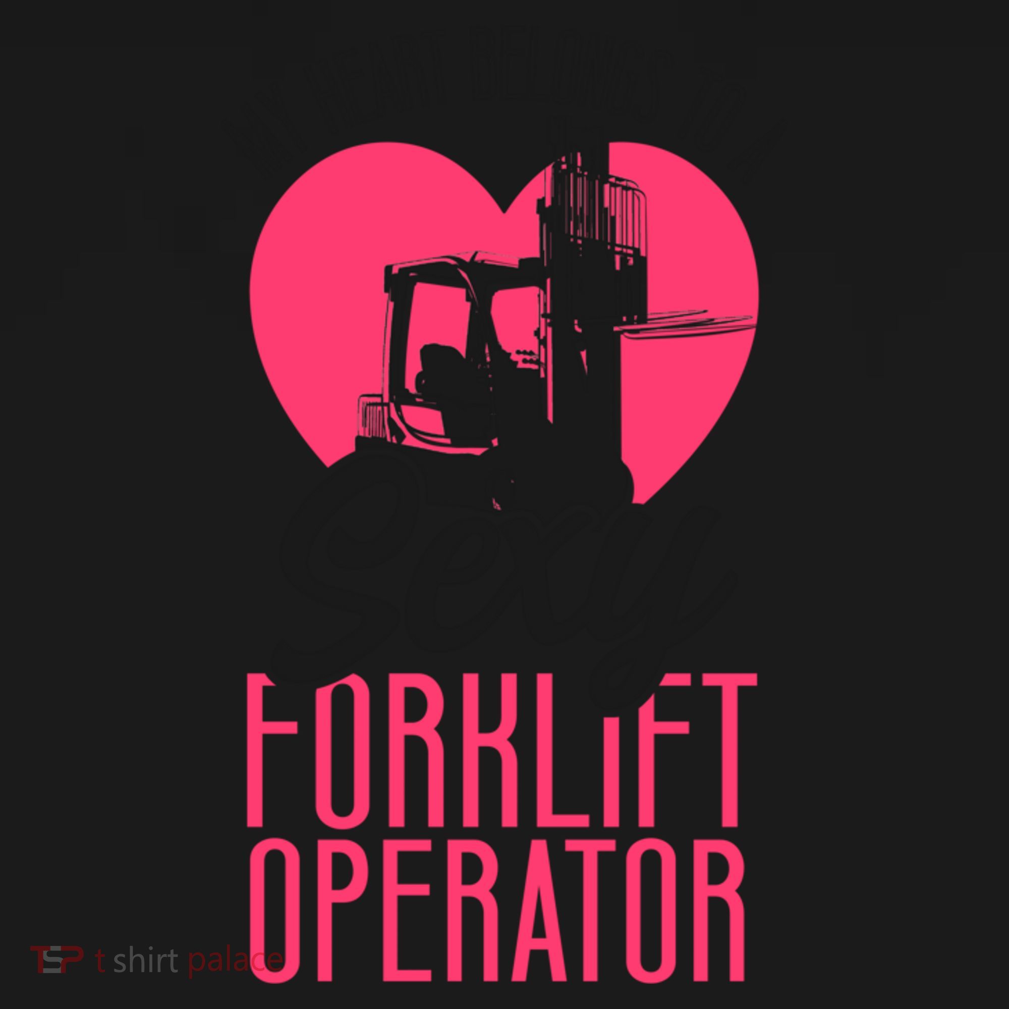 Certified Forklift Truck Operator Girlfriend My Heart Backpack