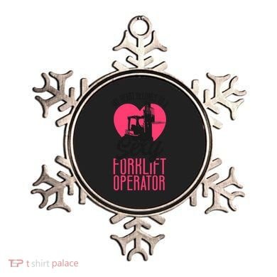 Certified Forklift Truck Operator Girlfriend My Heart Ornament