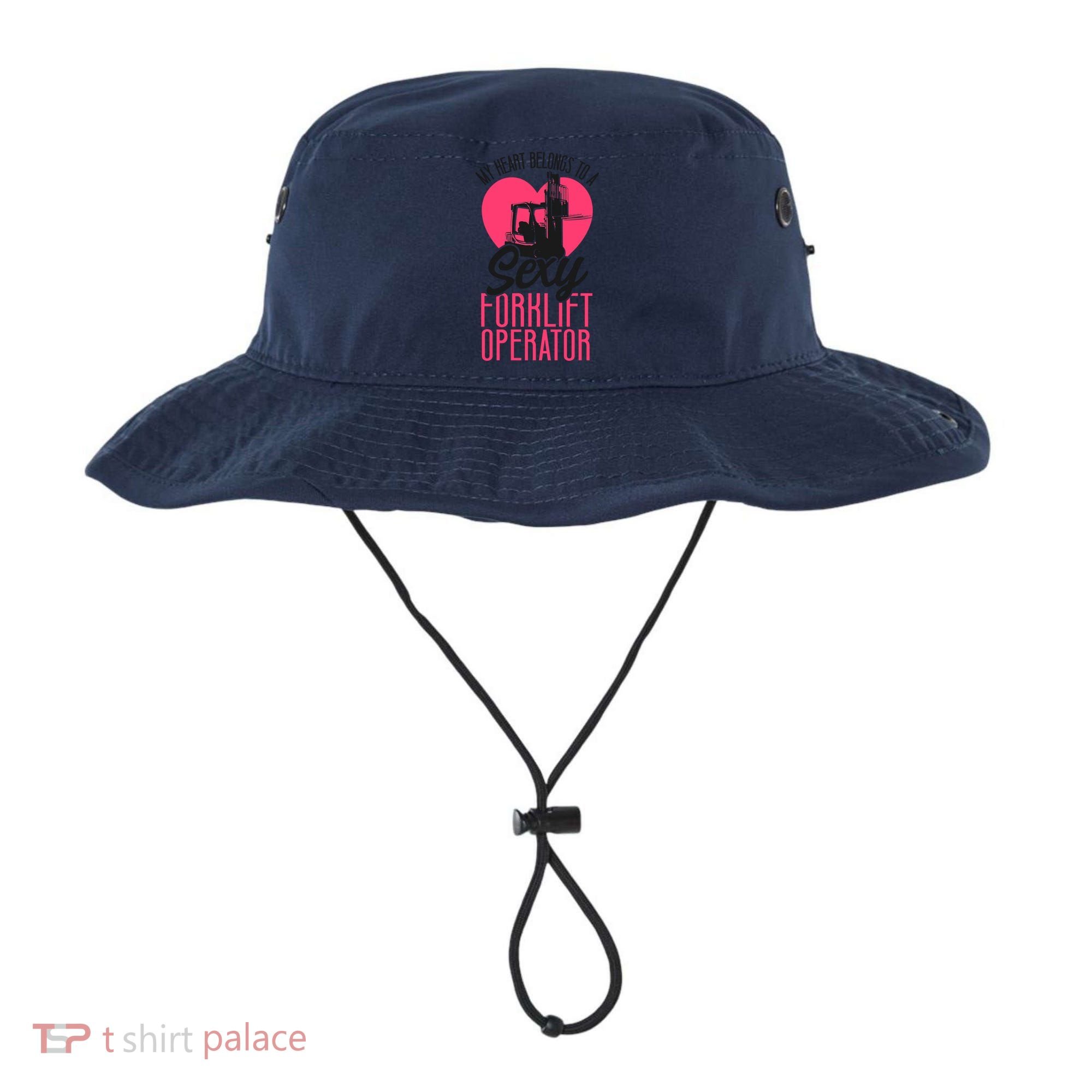 Certified Forklift Truck Operator Girlfriend My Heart Bucket Hat