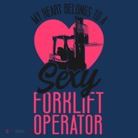 Certified Forklift Truck Operator Girlfriend My Heart Mousepad thumb 1