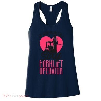 Certified Forklift Truck Operator Girlfriend My Heart Women's Tank Top