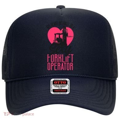 Certified Forklift Truck Operator Girlfriend My Heart Hat