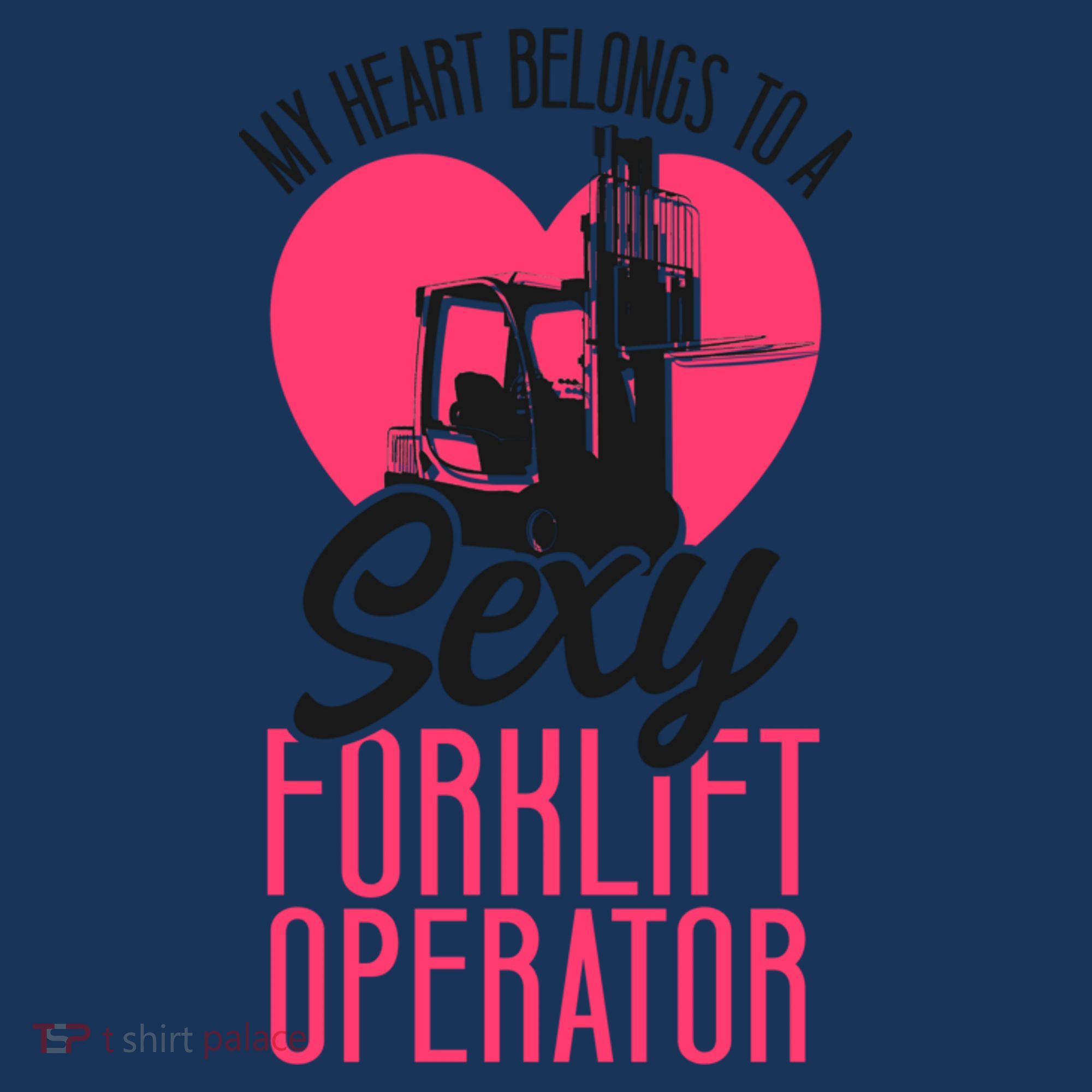 Certified Forklift Truck Operator Girlfriend My Heart Toddler Hoodie