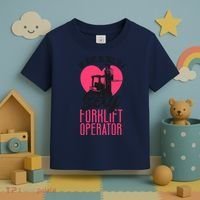 Certified Forklift Truck Operator Girlfriend My Heart Toddler T-Shirt thumb 3