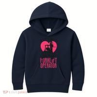 Certified Forklift Truck Operator Girlfriend My Heart Kids Hoodie thumb 0