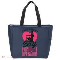 Certified Forklift Truck Operator Girlfriend My Heart Tote Bag thumb 0