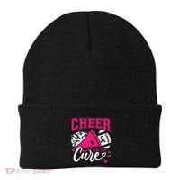 Cheer For The Cure Breast Cancer Cheerleader Pink October Beanie thumb 0