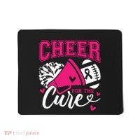 Cheer For The Cure Breast Cancer Cheerleader Pink October Mousepad thumb 0