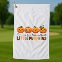 Caring For The Cutest Little Pumpkins Golf Towel thumb 1