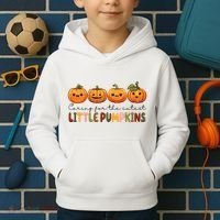 Caring For The Cutest Little Pumpkins Kids Hoodie thumb 2