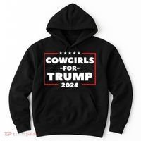 Cowgirls For Trump 2024 Hoodie thumb 0
