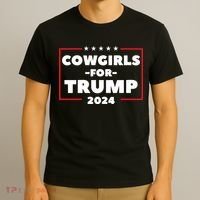 Cowgirls For Trump 2024 T-Shirt thumb 3