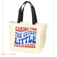 Caring For The Cutest Little Firecrackers 4th Of July Tote Bag thumb 3