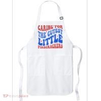 Caring For The Cutest Little Firecrackers 4th Of July Apron thumb 0
