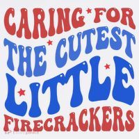 Caring For The Cutest Little Firecrackers 4th Of July Tumbler thumb 3