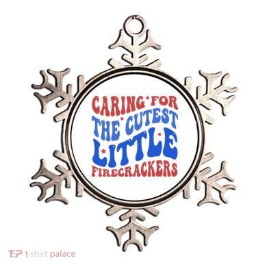Caring For The Cutest Little Firecrackers 4th Of July Ornament