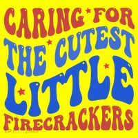 Caring For The Cutest Little Firecrackers 4th Of July USA-Made Doggie Bandana thumb 2