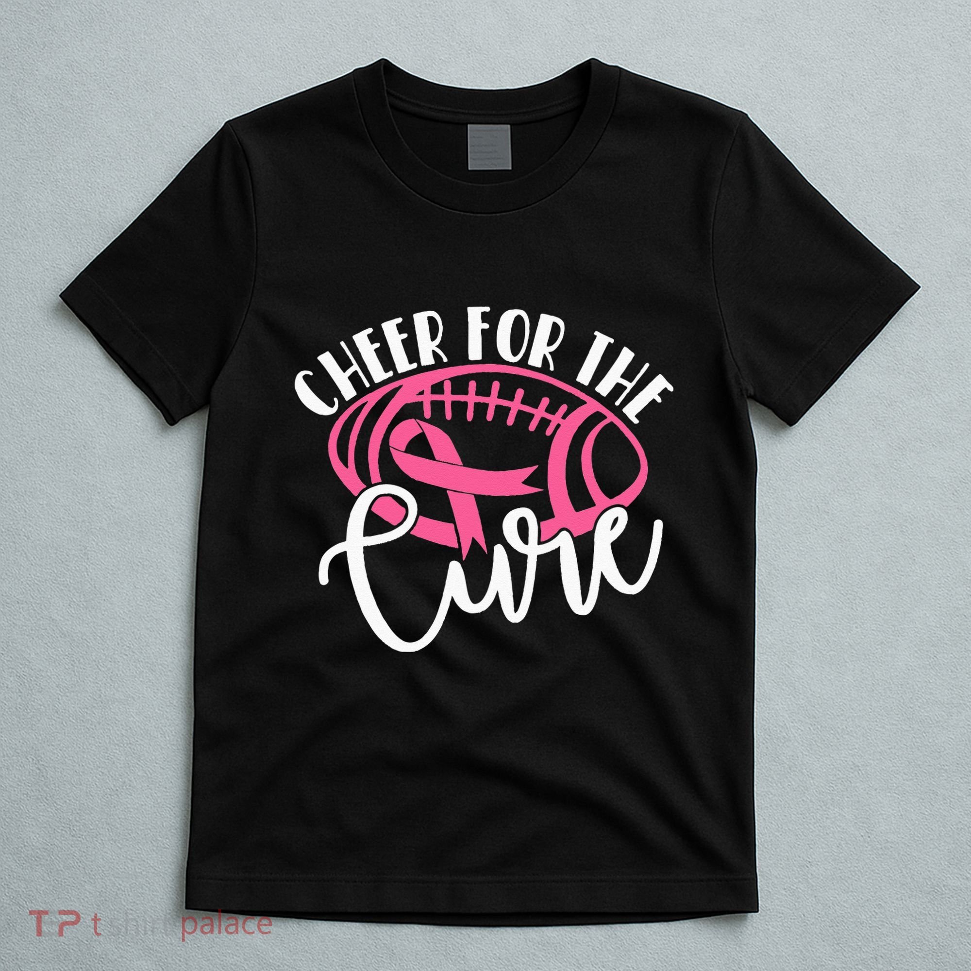 Cheer For The Cure Pink Breast Cancer Awareness  T-Shirt