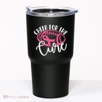 Cheer For The Cure Pink Breast Cancer Awareness  Tumbler thumb 0