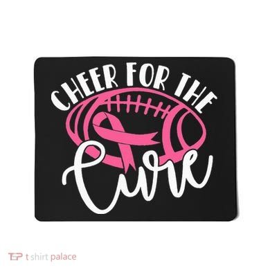 Cheer For The Cure Pink Breast Cancer Awareness  Mousepad