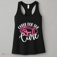 Cheer For The Cure Pink Breast Cancer Awareness  Women's Tank Top thumb 3