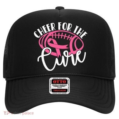 Cheer For The Cure Pink Breast Cancer Awareness  Hat