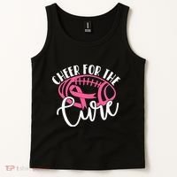 Cheer For The Cure Pink Breast Cancer Awareness  Tank Top thumb 2