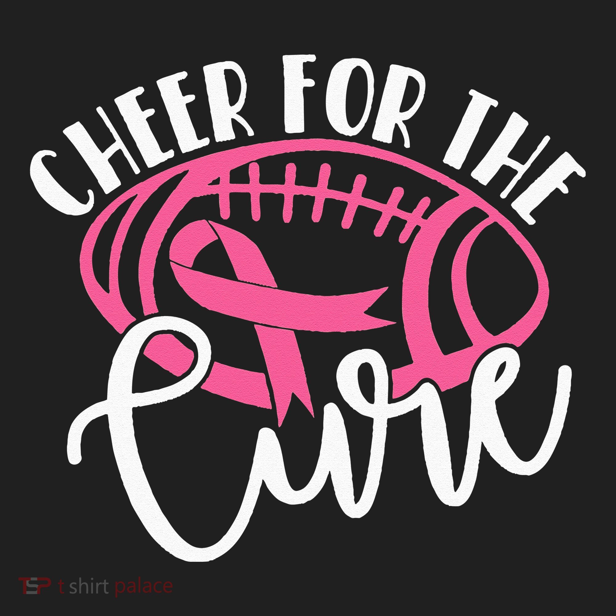 Cheer For The Cure Pink Breast Cancer Awareness  Golf Towel