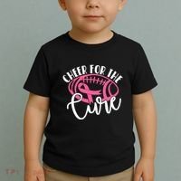 Cheer For The Cure Pink Breast Cancer Awareness  Toddler T-Shirt thumb 2