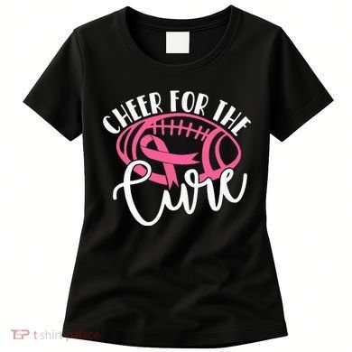 Cheer For The Cure Pink Breast Cancer Awareness  Women's T-Shirt