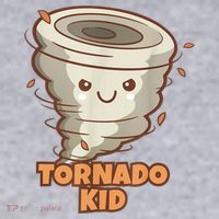 Cute Funny Tornado Kids Active Toddlers Boys Girls Cute Gift Cute Gift Women's Racerback Cropped Tank thumb 2