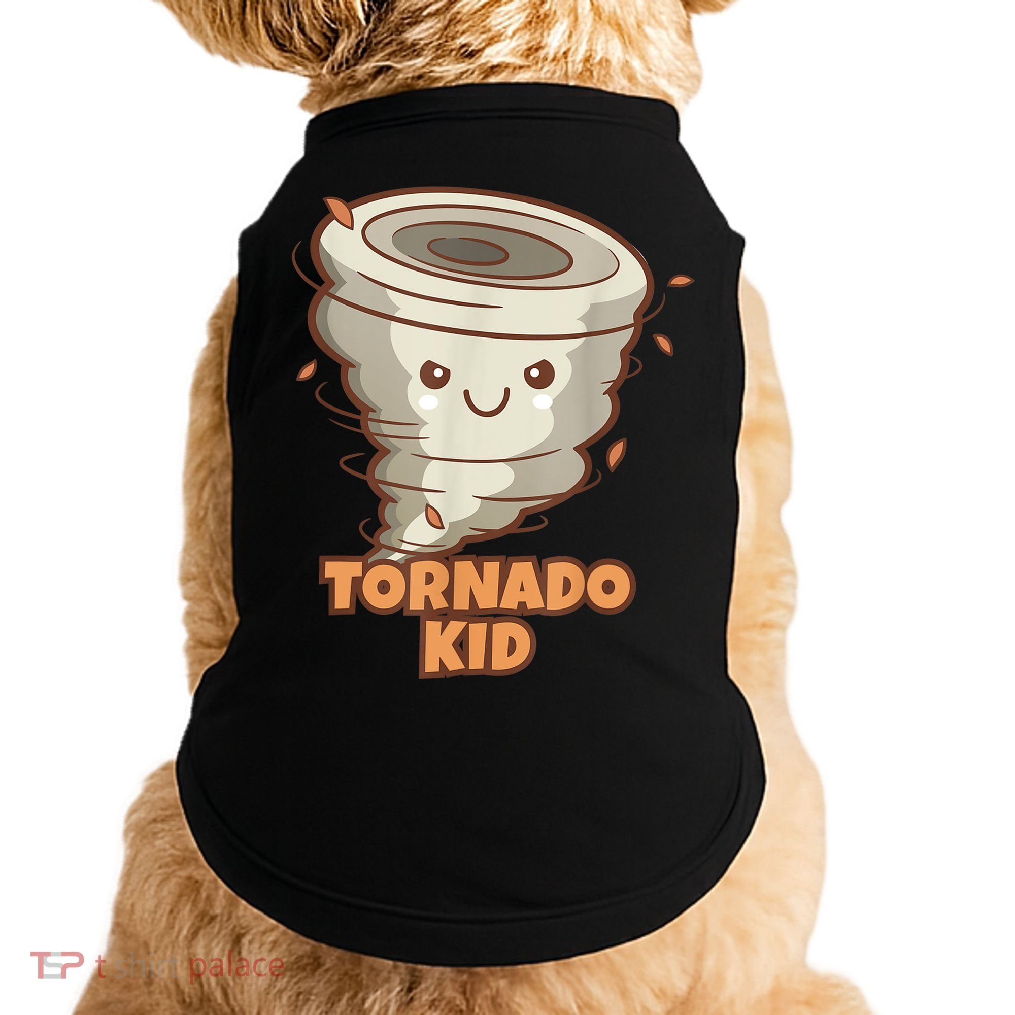 Cute Funny Tornado Kids Active Toddlers Boys Girls Cute Gift Cute Gift Doggie Tank