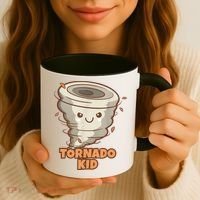 Cute Funny Tornado Kids Active Toddlers Boys Girls Cute Gift Cute Gift Coffee Mug thumb 3