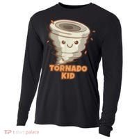 Cute Funny Tornado Kids Active Toddlers Boys Girls Cute Gift Cute Gift Cooling Performance Long Sleeve Crew thumb 0