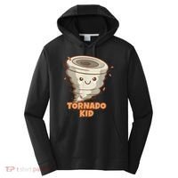 Cute Funny Tornado Kids Active Toddlers Boys Girls Cute Gift Cute Gift Performance Fleece Hoodie thumb 0