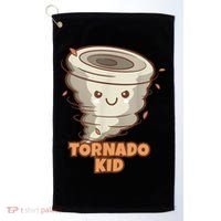 Cute Funny Tornado Kids Active Toddlers Boys Girls Cute Gift Cute Gift Golf Towel thumb 0