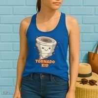 Cute Funny Tornado Kids Active Toddlers Boys Girls Cute Gift Cute Gift Women's Tank Top thumb 2